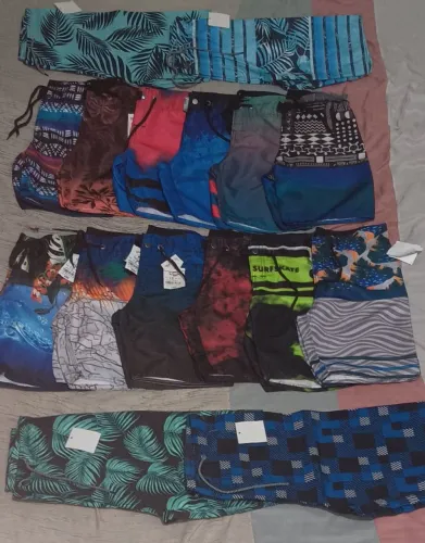 Lote bermudas Tactel Tam. 12/14
