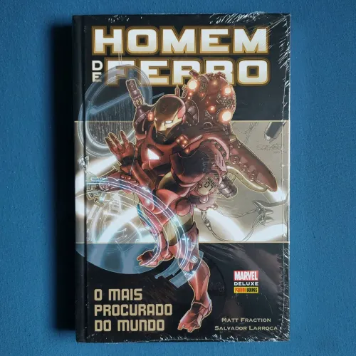HQ Homem de Ferro - O Mais Procurado do Mundo (Marvel Deluxe, 492 Páginas, Panini Comics)