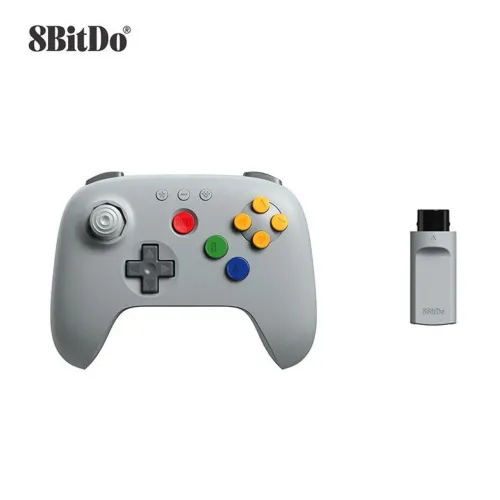Controle 8bitdo Edição Nintendo 64 com adaptador lacrado 