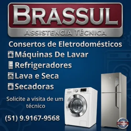 Consertos De Máquinas de Lavar, Refrigeradores, Secadoras e Lava e Seca