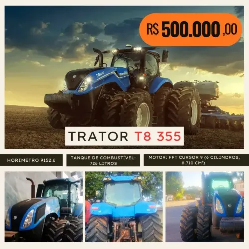 TRATOR T8 355 - NEWHOLLAND