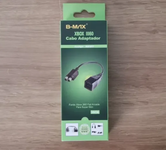 Cabo adaptador Xbox 360 Fat Arcade p/ Xbox Slim