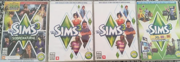 Coleção Jogos PC Windows e PS2 Mídia Física
