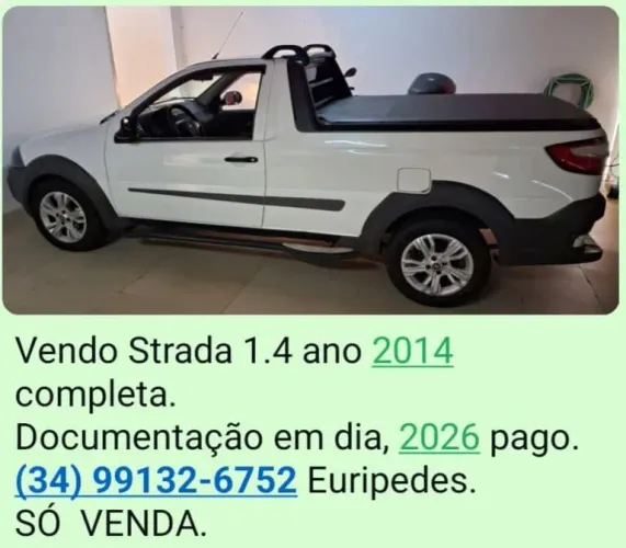 Fiat Strada Working 1.4 MPI Fire Flex 8V CS 2014