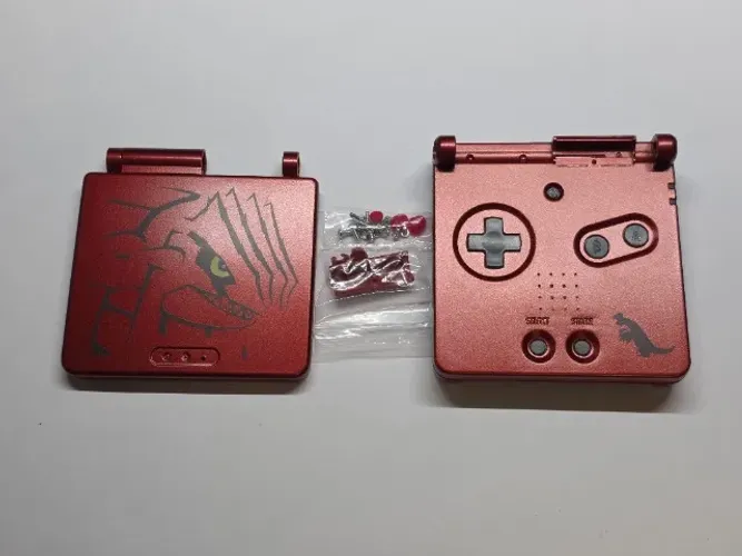 Carcaça Game Boy Advance GBA Edição Pokémon Ruby