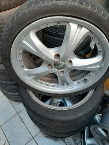 Roda aro 17 Tag Estrela Prata Chevrolet celta 4X100 