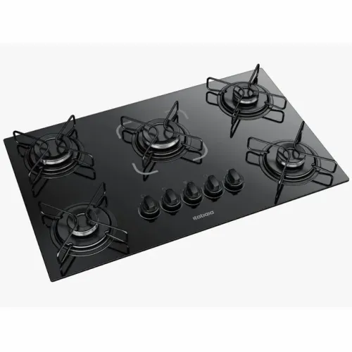 Cooktop Itatiaia 5 bocas preto **novo na caixa**