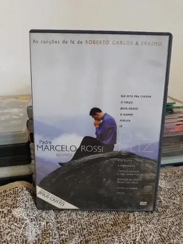 Dvd Padre Marcelo Rossi - Paz (ao vivo) em bom estado de conservação .