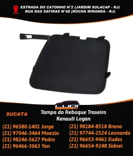 Tampa do Reboque Traseiro Renault Logan