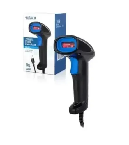Leitor De Codigo De Barras Usb Laser Exbom Lcb-150 - Lê Boletos  ( Jk Eletroniocos) 
