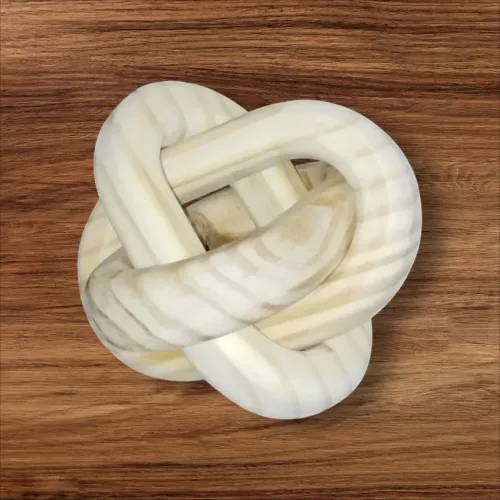 Escultura "Elo" . decoração colar de mesa presente de natal