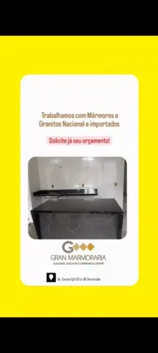 Gran Marmoraria qualidade, agilidade e compromisso sempre! 
