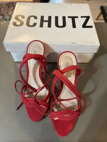 Sandálias Schutz Vermelhas