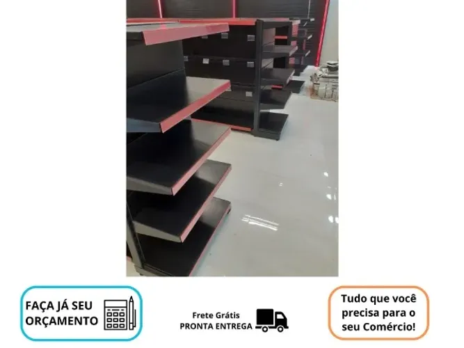 Gondola Parede e Central Polar Preta