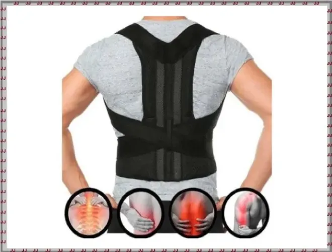 Colete corretor postural anatômico reforçados