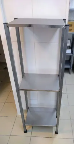 Prateleira em inox sob medida 