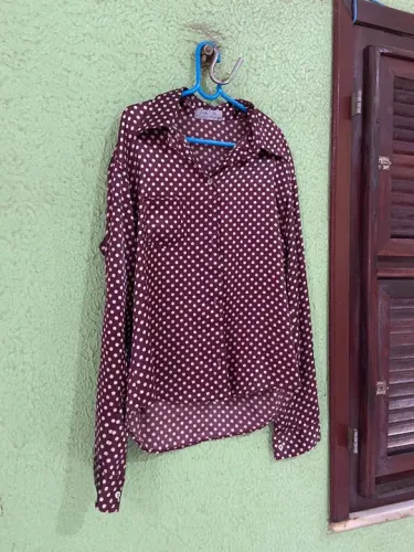 Blusinha social de bolinha