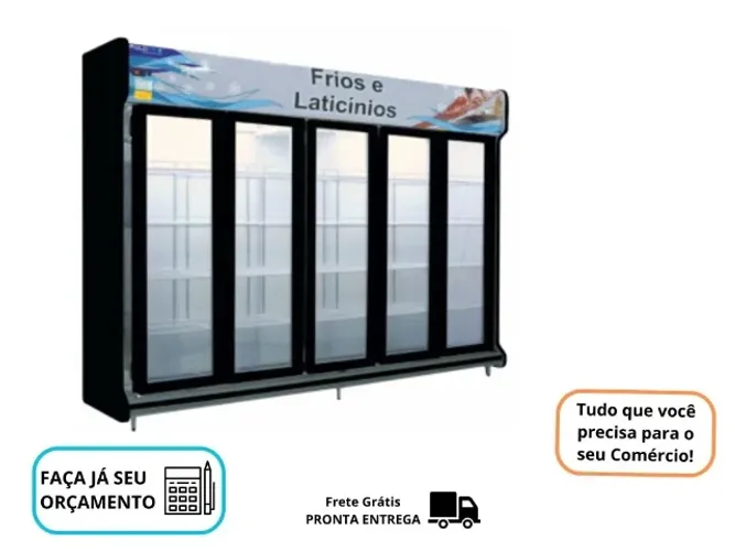 Refrigerador 5 Portas Polo Frio Novo 220v