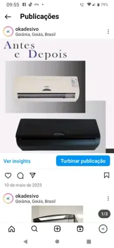 Plotagem de ar condicionado
