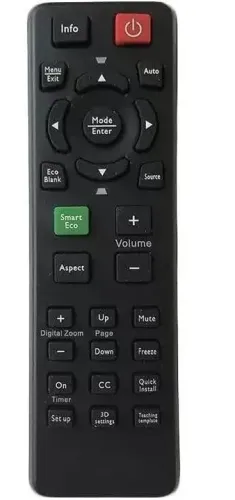 Controle Remoto Para Projetor Benq Ms500 Mpmx501 e Outros