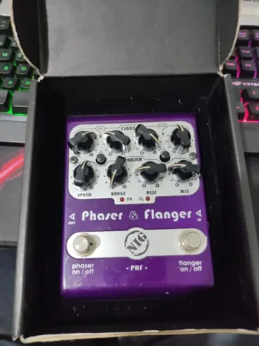Pedal NIG Phf Phaser e Flanger Cacau Santos - Aceito TROCAS