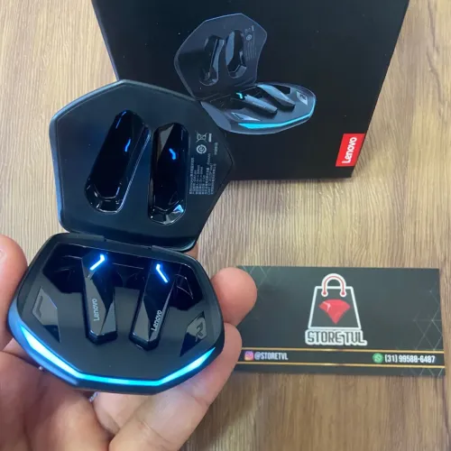 Fone Sem Fio Bluetooth Gamer Lenovo GM2 Pro com Luz Entregamos
