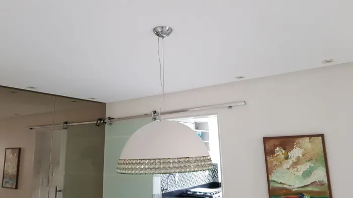 BAIXOU!! Linda Cúpula lustre de teto com cristais