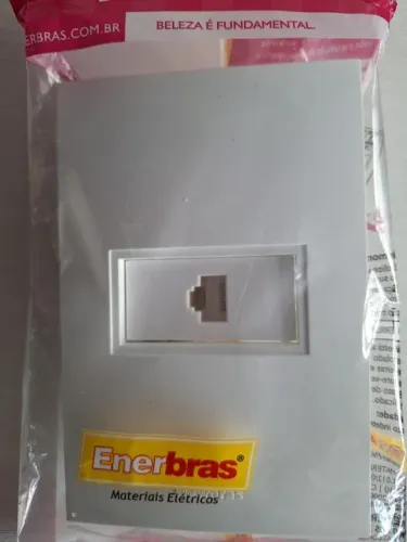 Tomada Keystone Enerbras Rj-45 (  8 peças ).