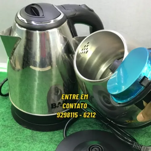 Chaleira Elétrica Inox - Entregamos 9h ás 23h