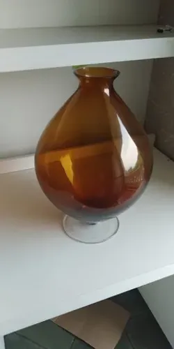 vaso decorativo tamanho grande na cor marrom