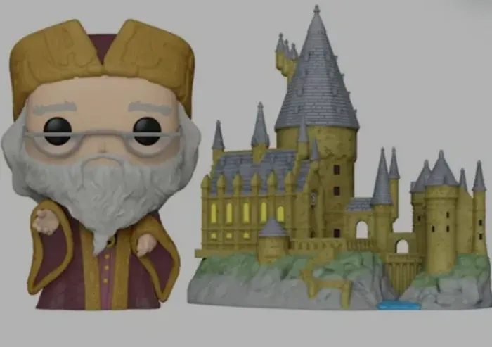 Funko pop Harry Potter - Hogwarts com Dumbledore
