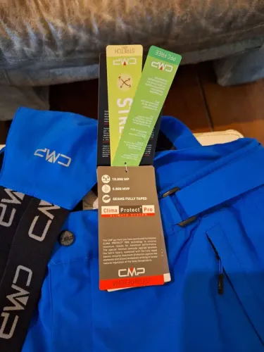 Calça Impermeável CMP Clima Protect Italiana. NUNCA USADA! Pro - Azul