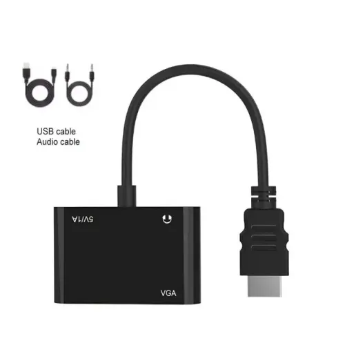 Conversor HDMI para HDMI + VGA