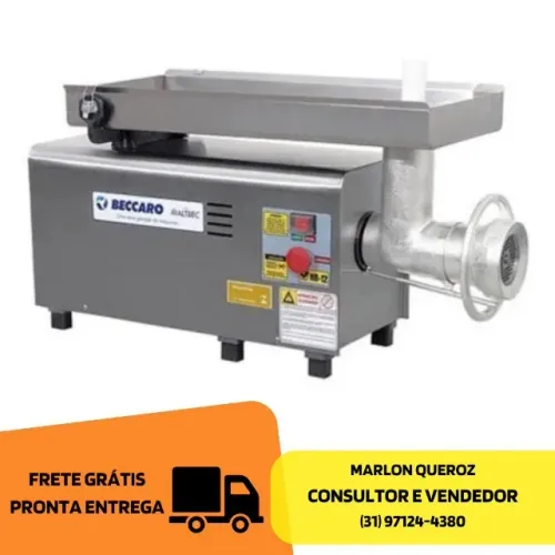 Moedor de carne Beccaro boca 22 inox
