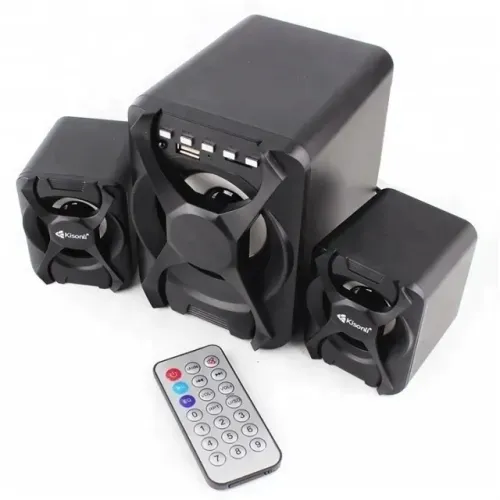 Caixa de Som Subwoofer Kisonli U-2500BT 11W Rms Bluetooth, USB, Pen Drive - WZetta