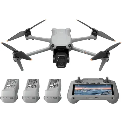 Drone DJI Air 3S Fly More Combo 4K + Controle DJI RC 2 - Lacrado na caixa