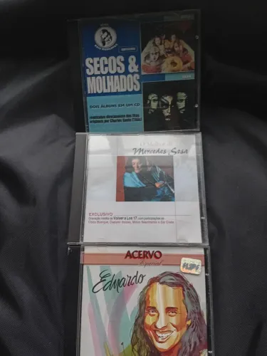 3 Cds de música Latina e música popular Brasileira