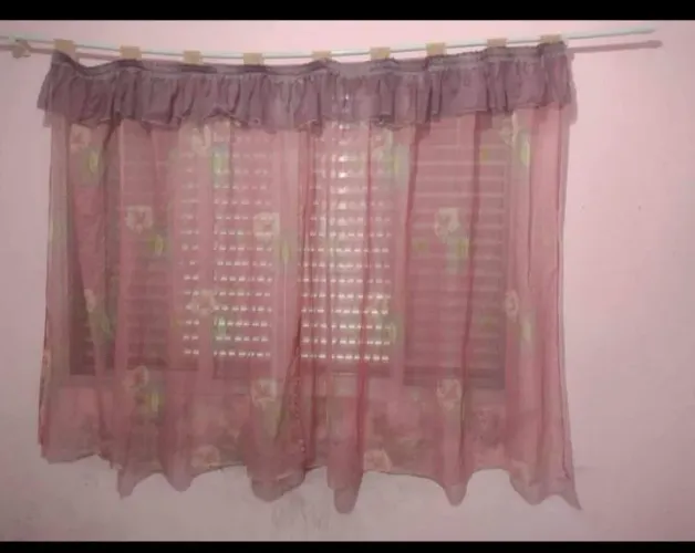 Cortina rosa 2,00 x 1,50
