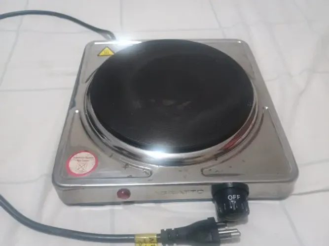 Fogão Elétrico Portátil 1 Boca 1500W 220 Volts!