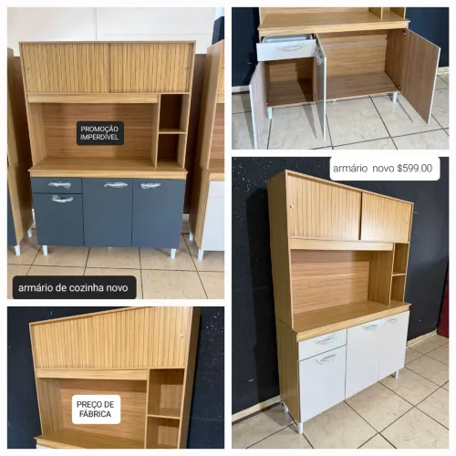 Armário de cozinha novo na promoção sábado entrego 