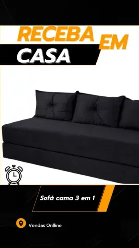Sofá Cama 3 em 1 - Novo