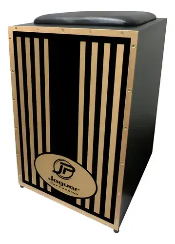 Cajon Jaguar Acústico Cj1000 K2 Pb007 Listras Unica