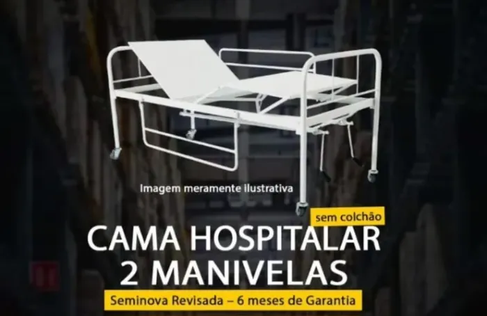 Camas hospitalares manual ou elétrica