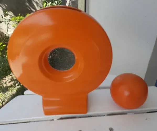 Vaso moderno em cerâmica 28cm altura kit com 2 pçs conforme fotos
