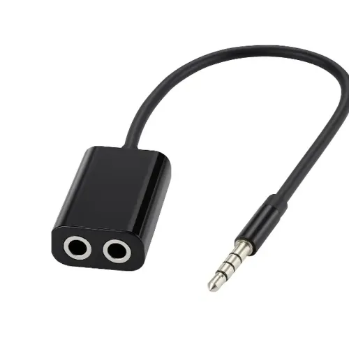 Cabo Adaptador P3 x P2 - 17cm, Áudio, TV, Notebook, Smartphone e Outros...