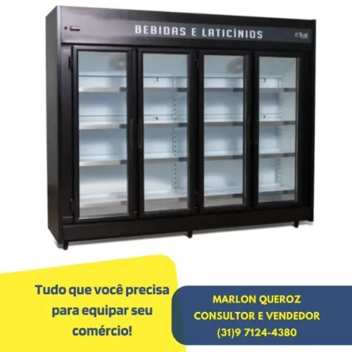 Refrigerador Auto Serviço 4 Portas Polar Novo