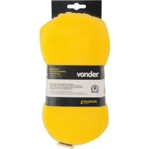 Esponja de microfibra p/limpeza automotiva ( Vonder )