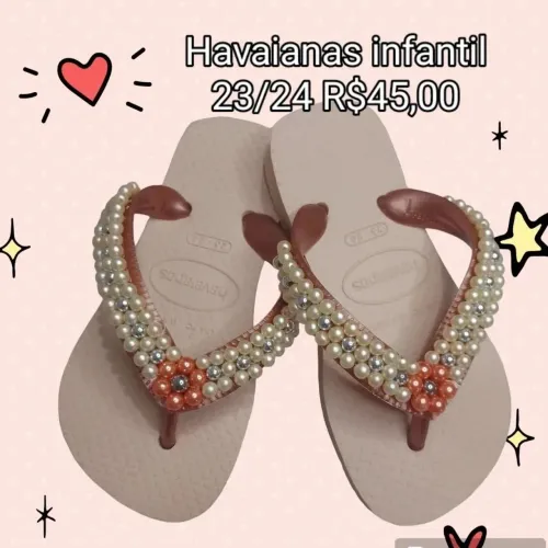 Havaianas Infantil 23/24 R$45,00