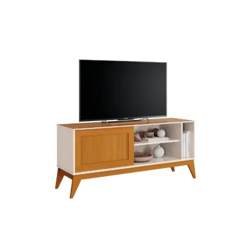 Rack AB 1.80m Estilo Retrô Para TV Até 50'' Polegadas! Frete e Montagem Grátis.