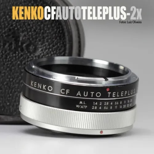 Teleconverter "Kenko CF Auto Teleplus 2X" (Canon FD)  Lente teleconversora